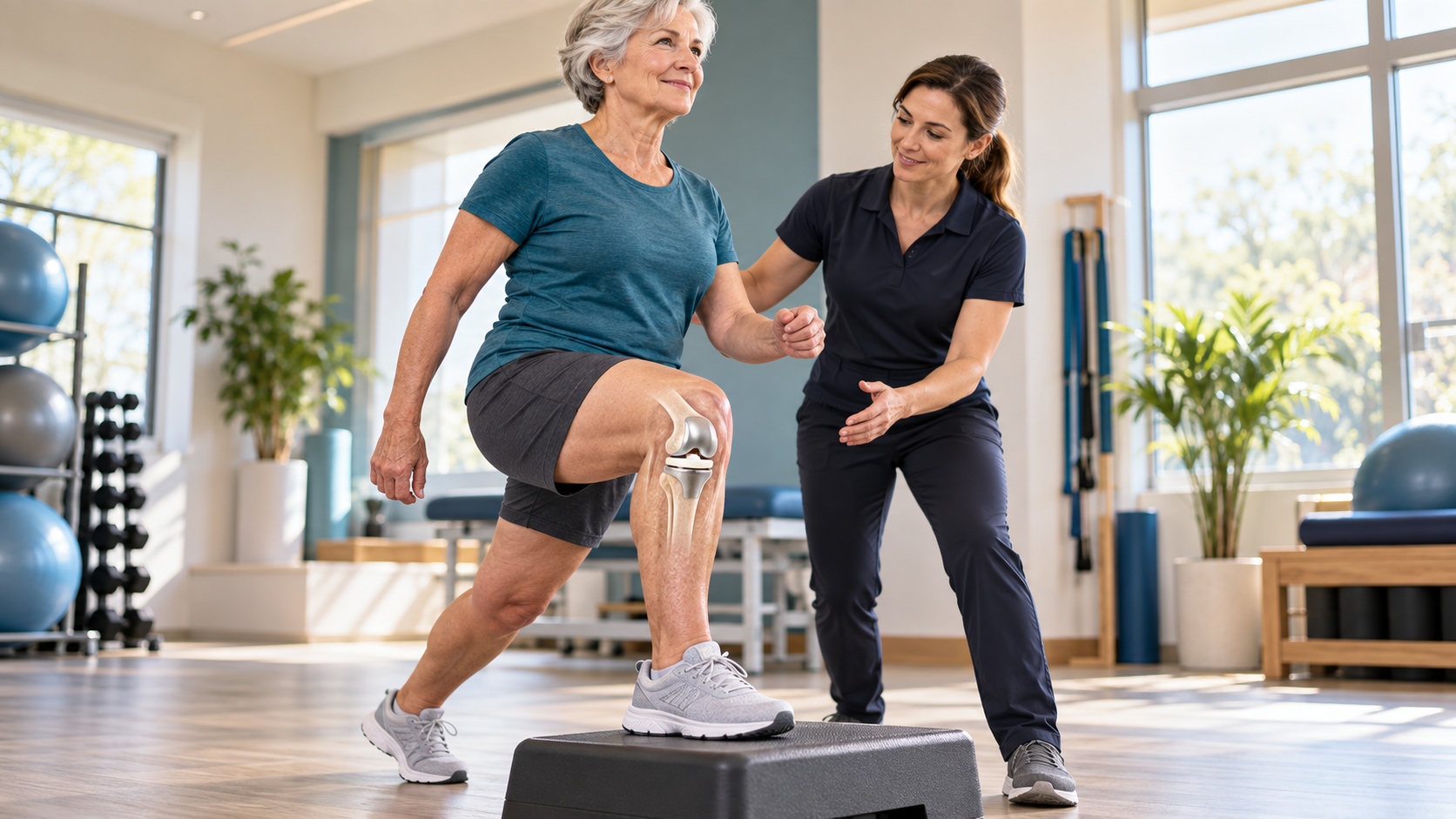 Totale Knieendoprothese - Was moderne Rehabilitation leisten sollte